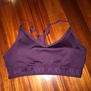 Burgundy PINK Victoria’s Secret Sports Bra